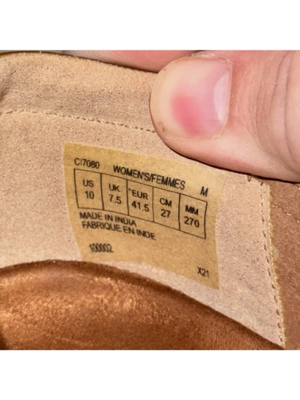 Cobb Hill Bailee Brown Tan Leather Comfort Slip On Flats Shoes Women’s Size 10